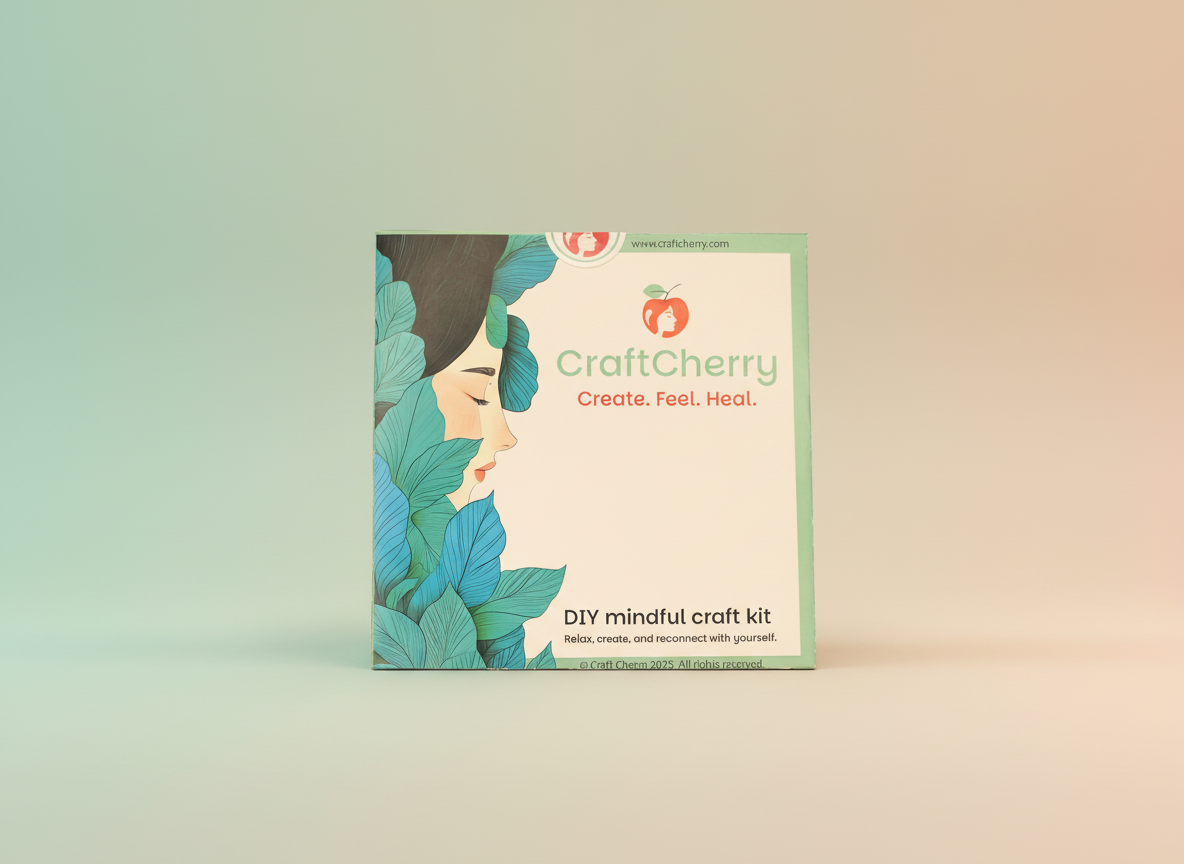 CraftCherry™ Mindful DIY Kit – Moroccan Serenity Art (8×8”)